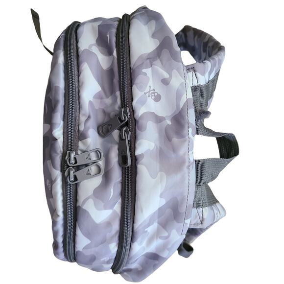 SOULCYCLE X STATE‎ Exclusive Lennox Large Backpack Gray White Camo Skulls main image 5